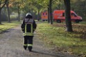 Feuer 1 brannten 3 Lauben Koeln Fuehlingen Kriegerhofstr P101